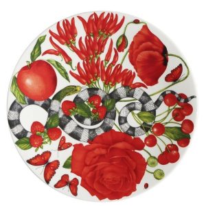 RED ATTRACTION – PIATTO PORTATA ROTONDO, SEGNAPOSTO 31 CM TAITU'