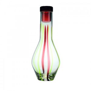BOTTIGLIA IN VETRO BOROSILICATO TIRACHE AMETISTA/VERDE ZAFFERANO
