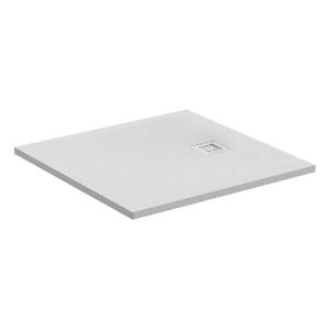 IDEAL STANDARD – Piatto doccia quadrato ULTRA FLAT S 90×90 cm Bianco finitura EFFETTO PIETRA K8215FR