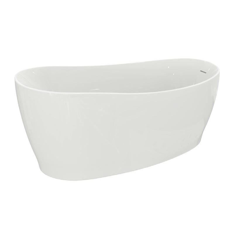 IDEAL STANDARD – Vasca Centro Stanza AROUND 180×85 con Colonna di Scarico e Telaio Vari Colori