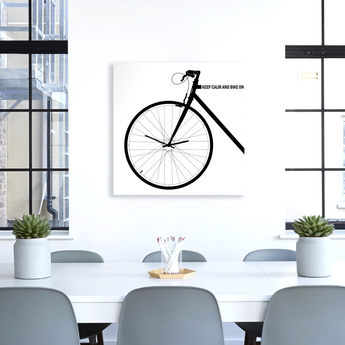 Orologio Da Parete Grande Bicicletta - immagine 3