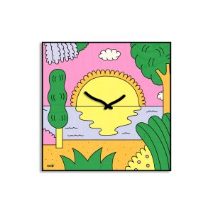 Orologio da Parete Paradisiacal Sunset