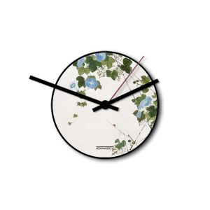 Orologio da Parete Piccolo Fiori Blu