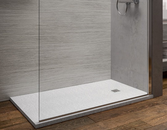 IDEAL STANDARD – PIATTO DOCCIA ULTRA FLAT S QUADRATO EFFETTO PIETRA IN IDEAL SOLID VARIE MISURE