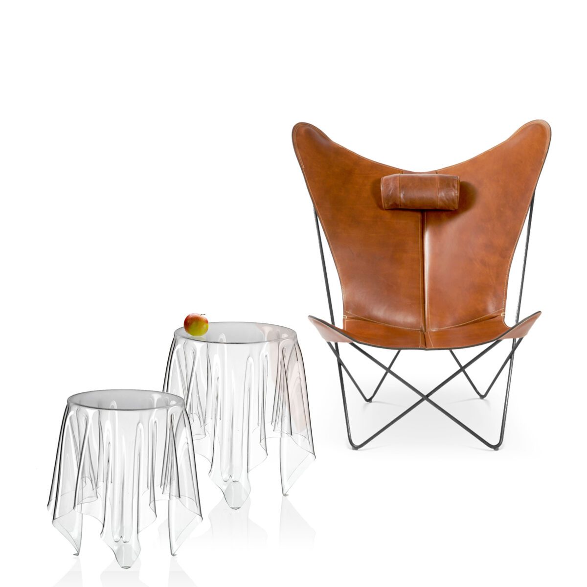 Tavolino Trasparente di Design - immagine 5